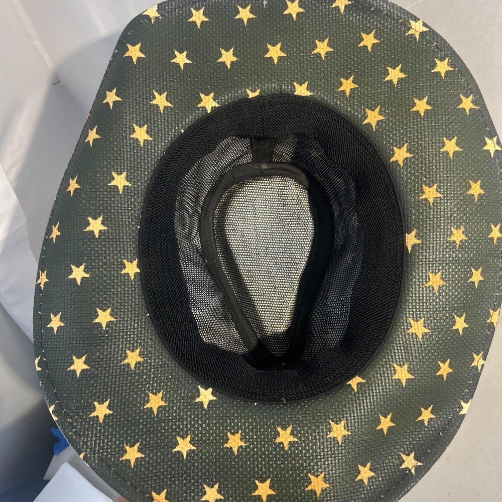 *NEW* NWT 24/7 Life Cowboy Hat American Flag Patriotic Stars And Stripes - Picture 5 of 5